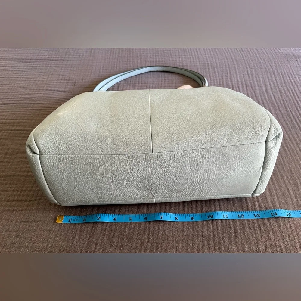 NWT vintage Coach Madison Phoebe Sea Mist blue leather shoulder bag tote - Picture 10 of 16